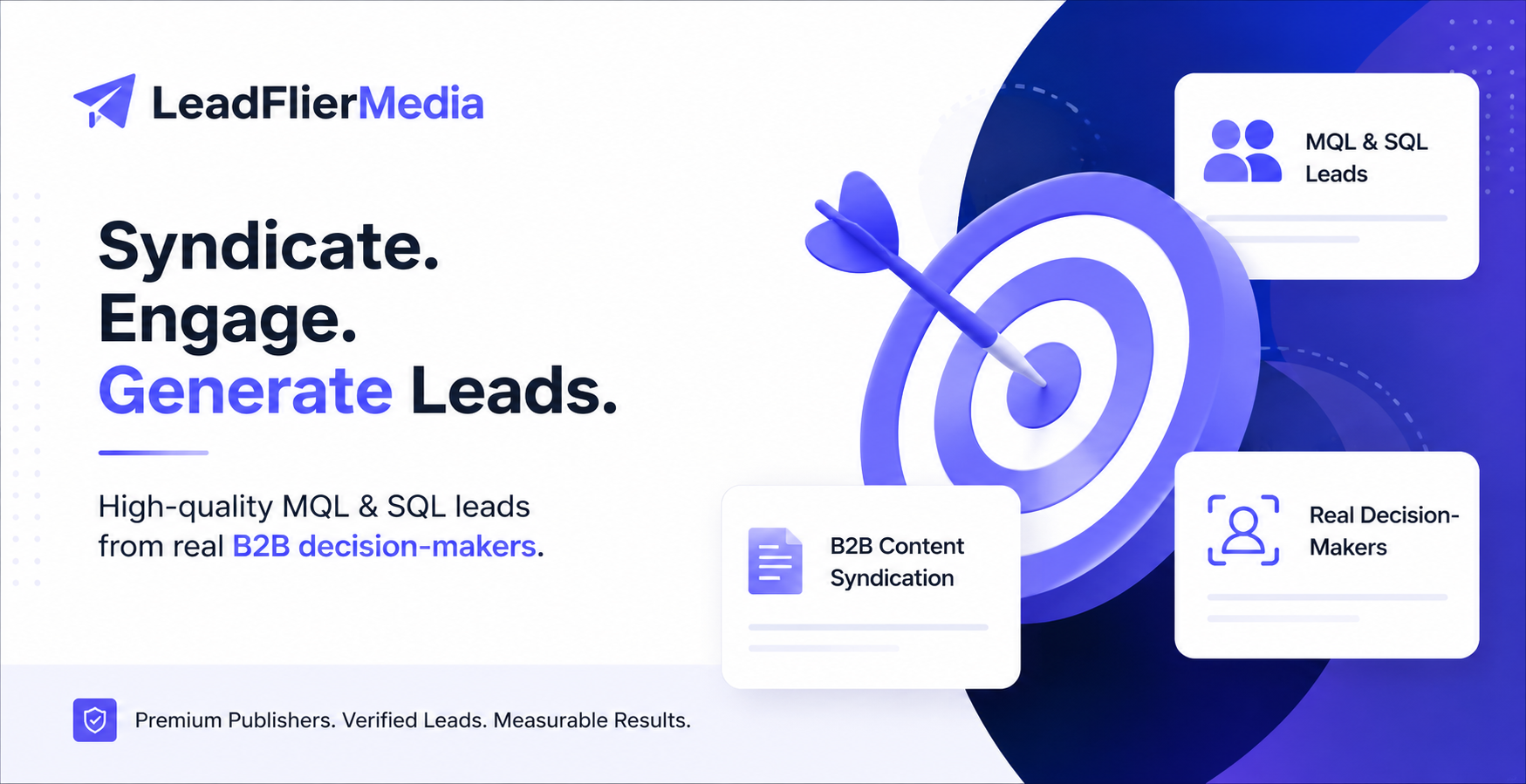 Syndicate, Engage, Generate Leads